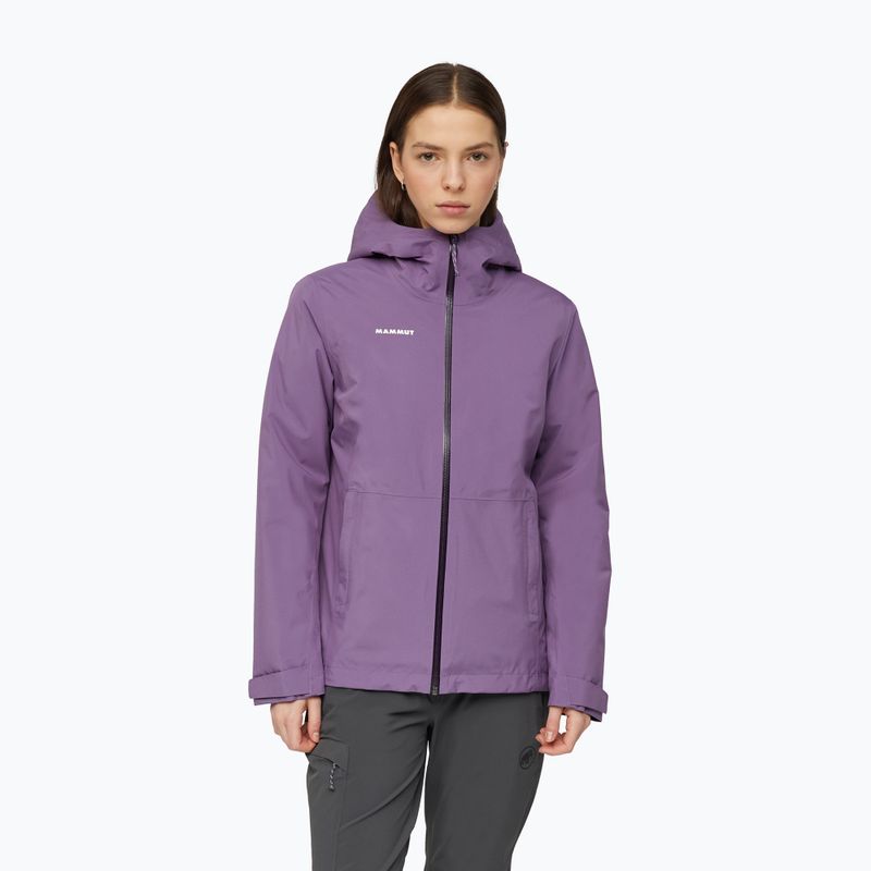 Giacca impermeabile da donna Mammut Linard HS Thermo Hooded Jacket Women paloja