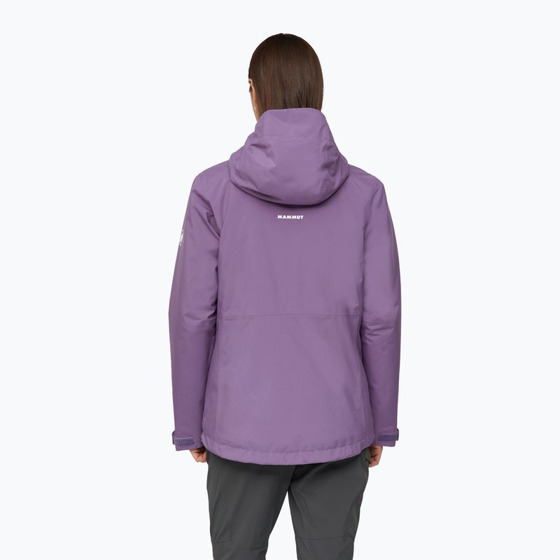 Giacca impermeabile da donna Mammut Linard HS Thermo Hooded Jacket Women paloja 2