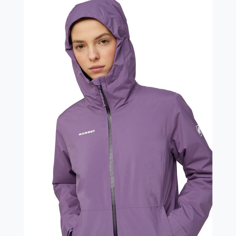 Giacca impermeabile da donna Mammut Linard HS Thermo Hooded Jacket Women paloja 5