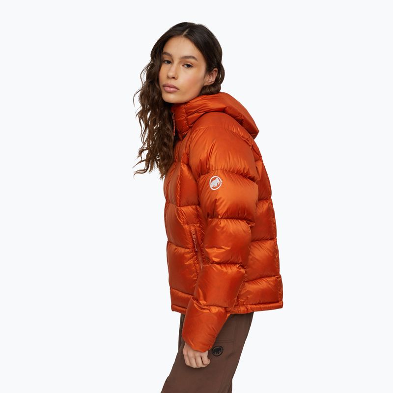 Piumino donna Mammut Glacier Glow IN Hooded autumn larice 4