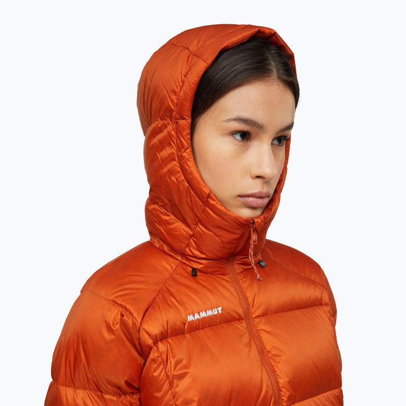 Piumino donna Mammut Glacier Glow IN Hooded autumn larice 6
