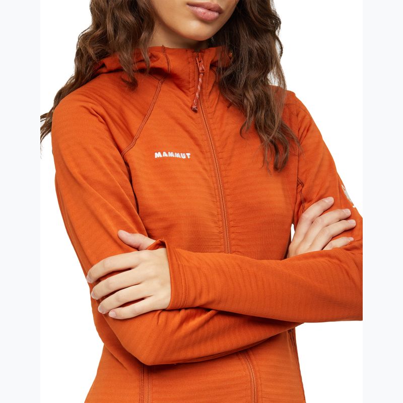 Felpa donna Mammut Taiss ML Hooded Jacket Women autumn larice 5