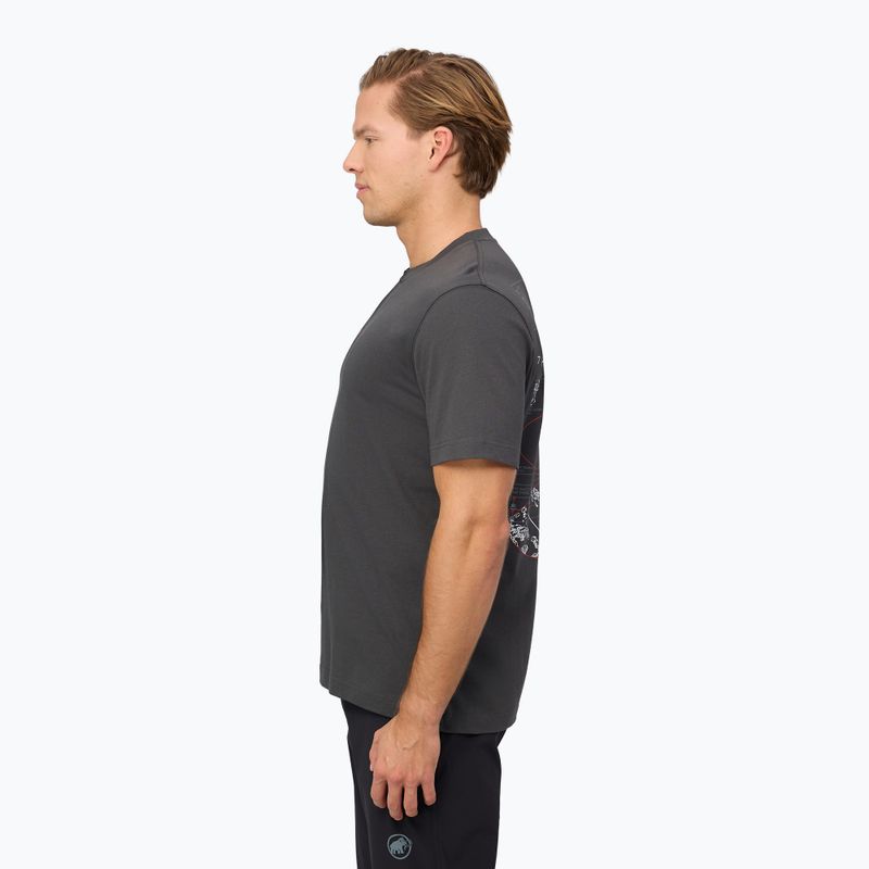 T-shirt da uomo Mammut Base T-Shirt Men Avy gabbro 4