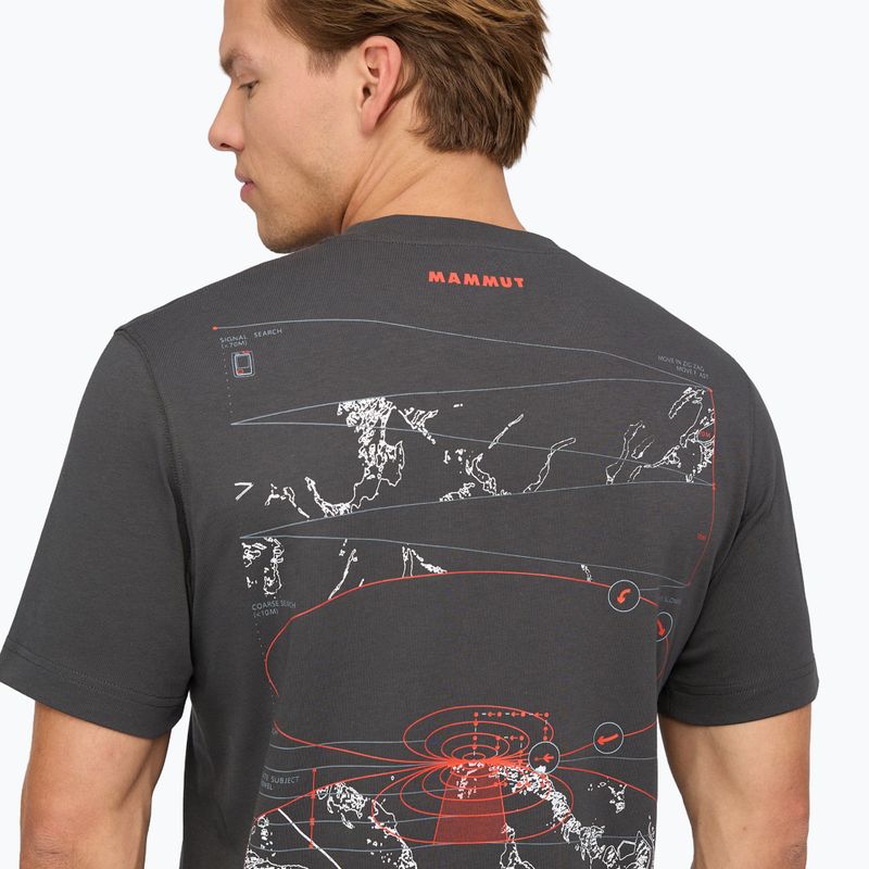 T-shirt da uomo Mammut Base T-Shirt Men Avy gabbro 5