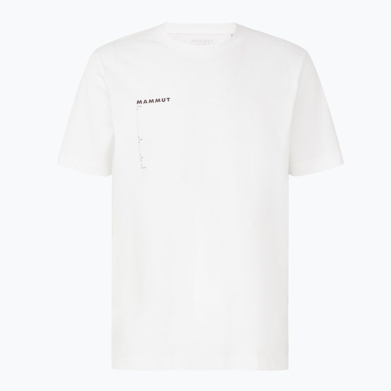T-shirt da uomo Mammut Base T-Shirt Men Avy white 4