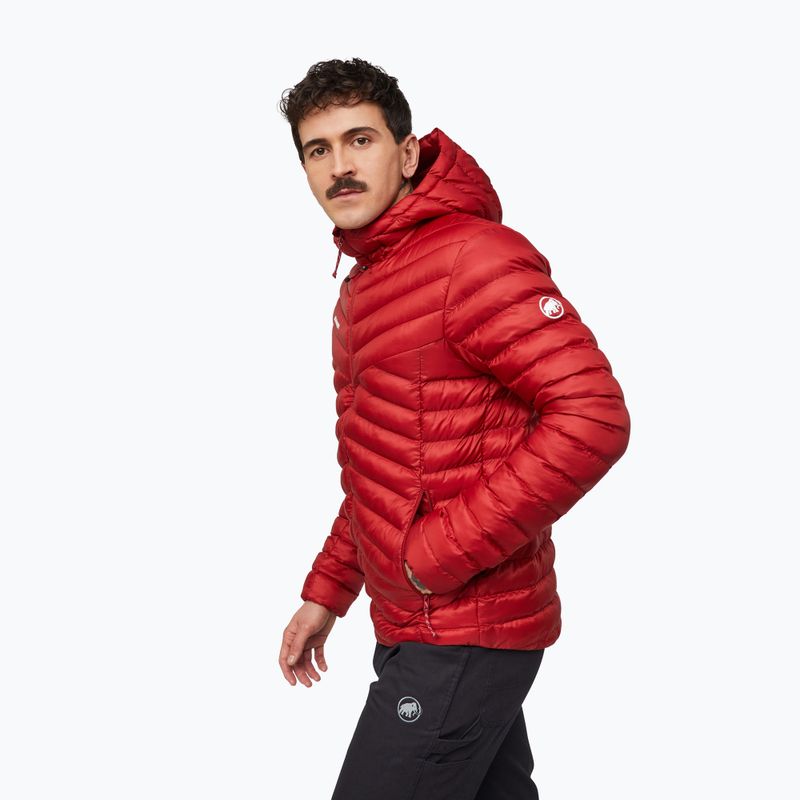 Giacca imbottita da uomo Mammut Albula IN Hooded Jacket Men dark mammut red 4