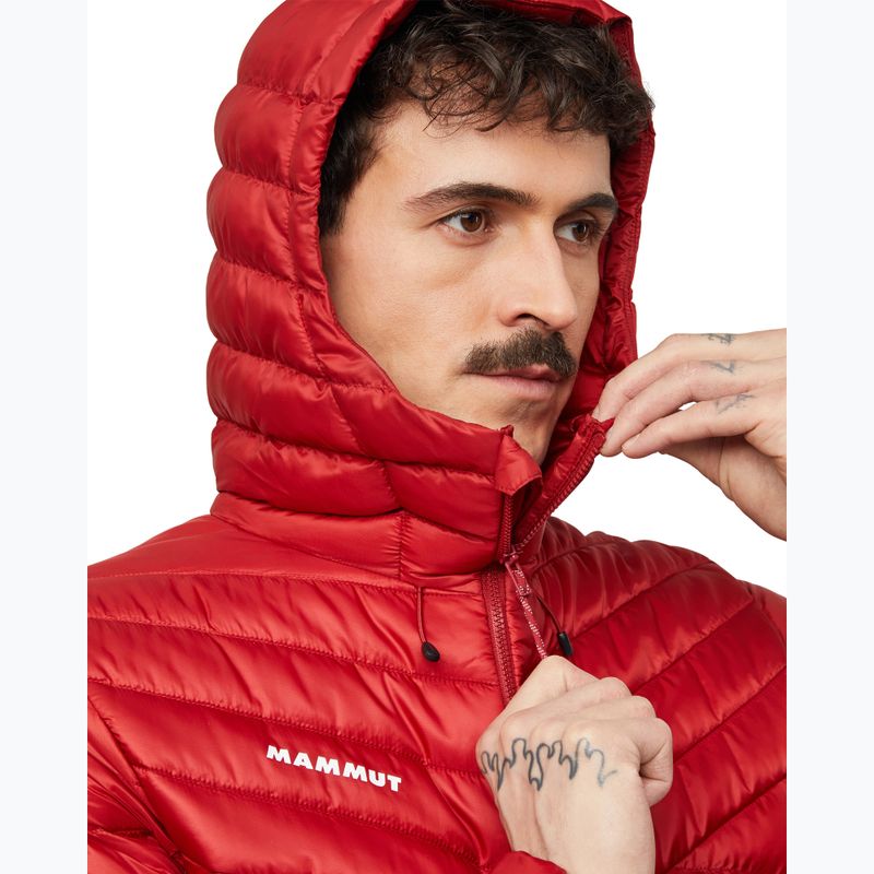 Giacca imbottita da uomo Mammut Albula IN Hooded Jacket Men dark mammut red 5