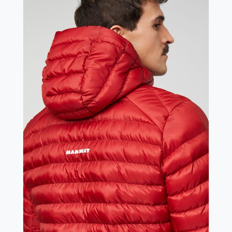 Giacca imbottita da uomo Mammut Albula IN Hooded Jacket Men dark mammut red 7