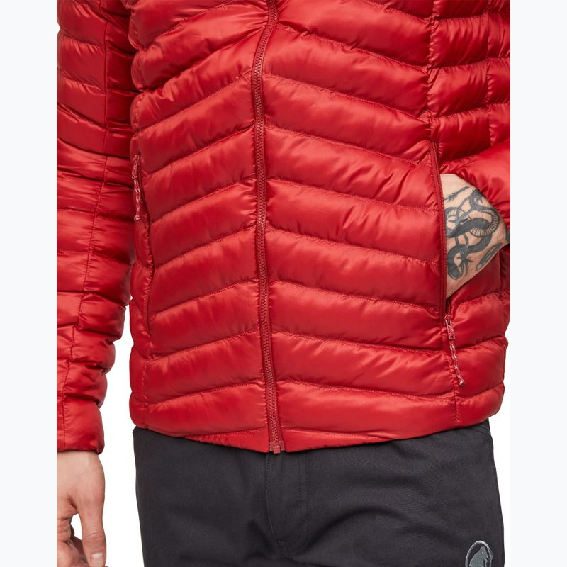 Giacca imbottita da uomo Mammut Albula IN Hooded Jacket Men dark mammut red 8