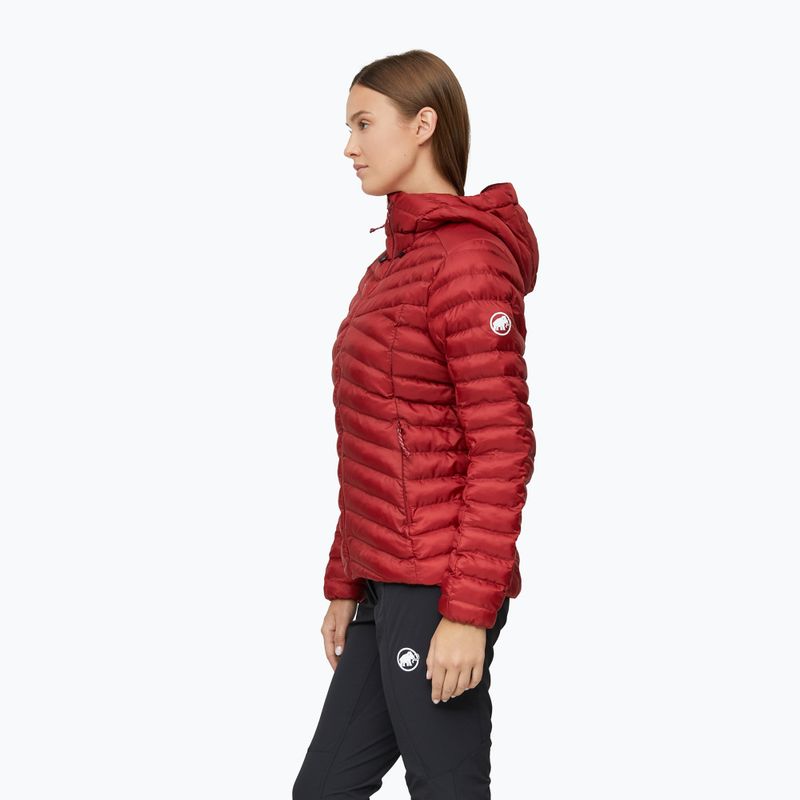Giacca imbottita da donna Mammut Albula IN Hooded Jacket Women dark mammut red 4