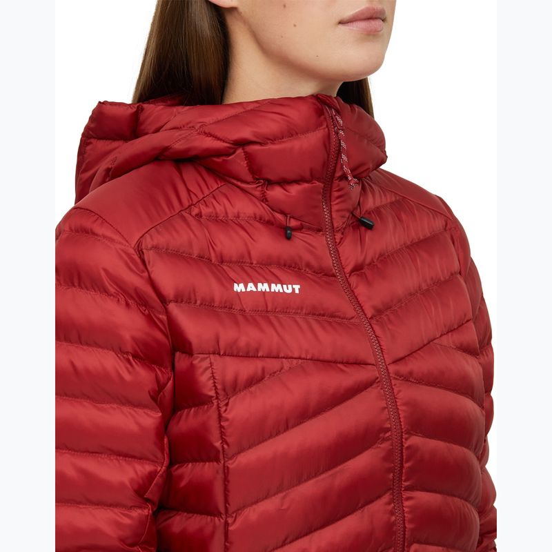 Giacca imbottita da donna Mammut Albula IN Hooded Jacket Women dark mammut red 9