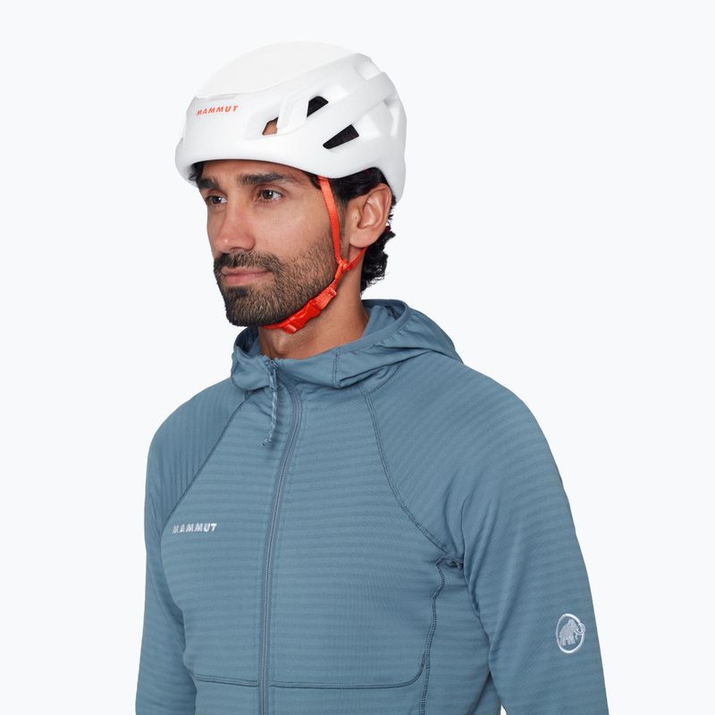 Casco da arrampicata Mammut Wall Rider MIPS Twiceme 2.0 Helmet white/mammut red 6