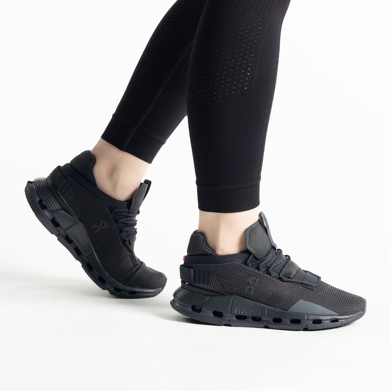 Scarpe da corsa On Running Cloudnova donna nero/eclipse 2