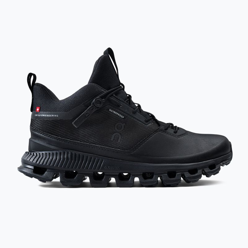 Scarpe da corsa da donna On Cloud Hi Waterproof nero 4
