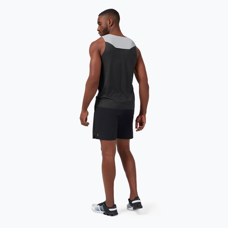 Pantaloncini da corsa da uomo On Running Hybrid nero 3