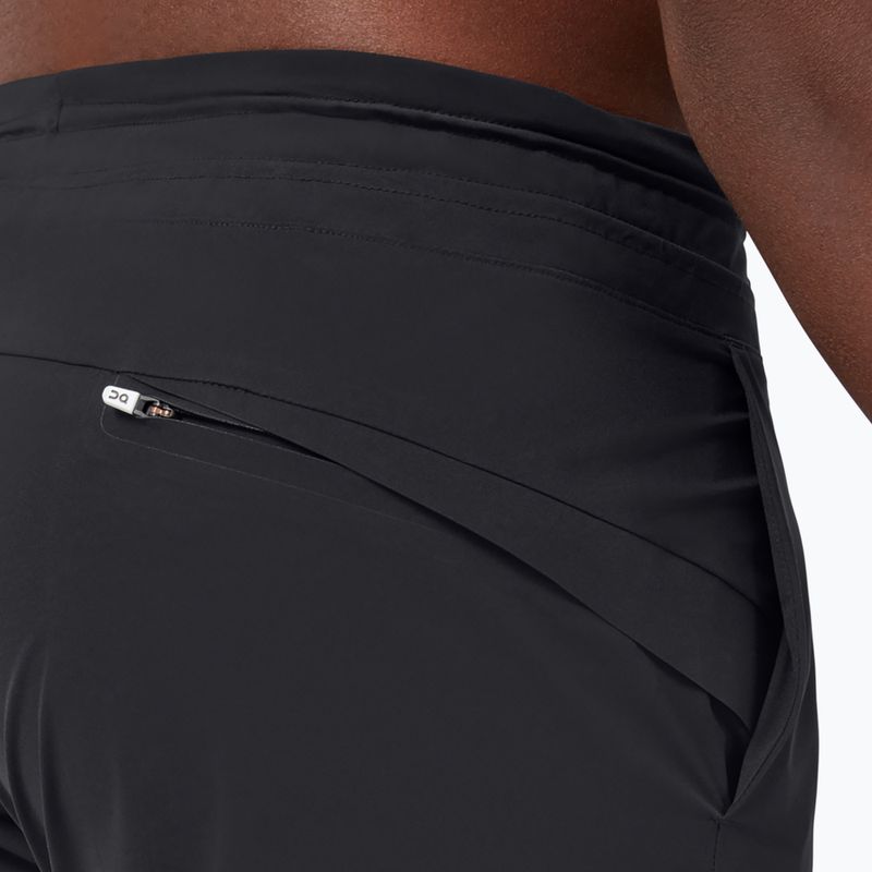 Pantaloncini da corsa da uomo On Running Hybrid nero 5