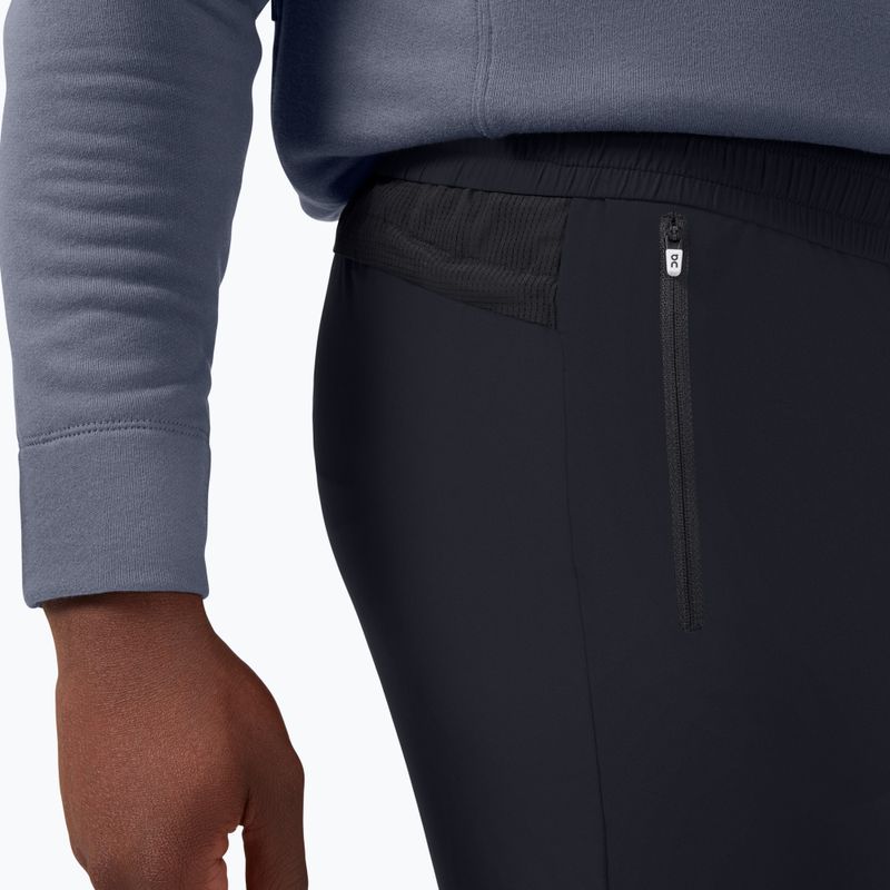Pantaloni da corsa da uomo On Track nero 4