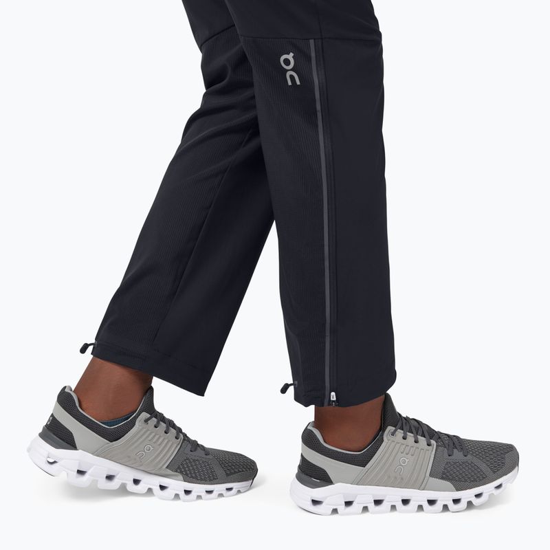 Pantaloni da corsa da uomo On Track nero 6
