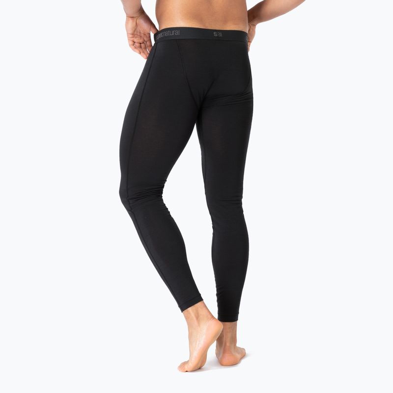 Pantaloni termici da uomo super.natural Tundra 175 jet black 3