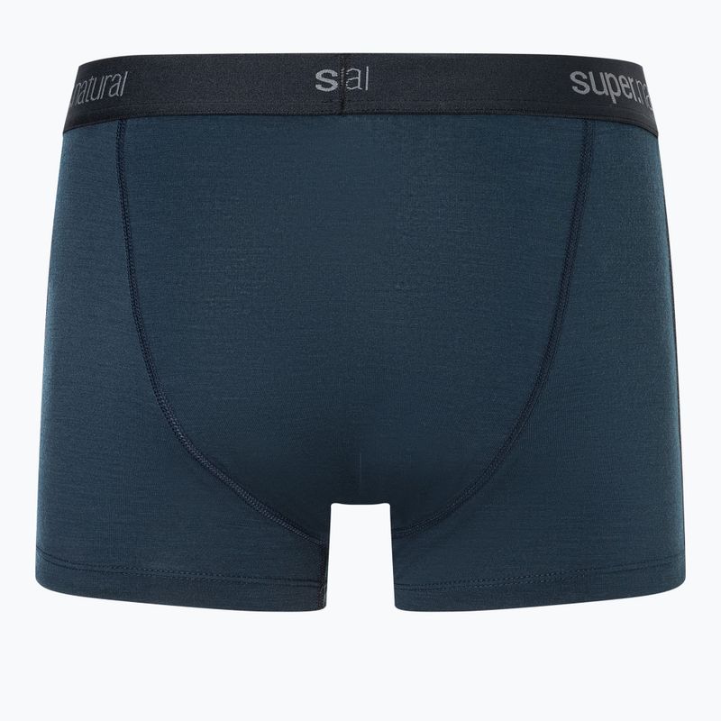 Boxer termici uomo super.natural Tundra 175 2 paia blueberry/blueberry 2