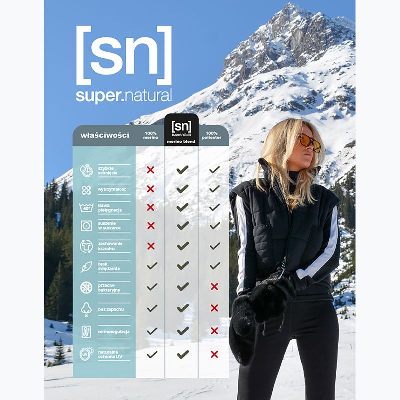 Maglia termica a maniche lunghe da donna super.natural Tundra 175 blueberry 5