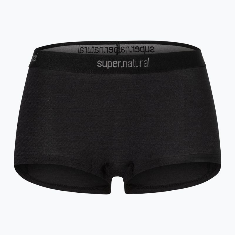 Boxer termici donna super.natural Tundra 175 Boyfriend Hipster jet black