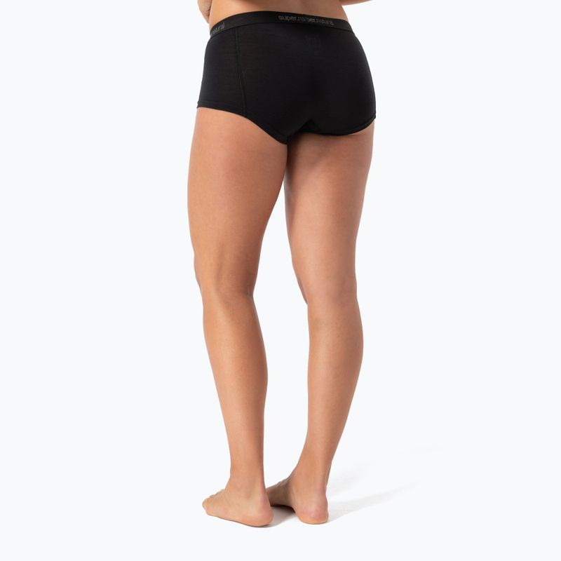 Boxer termici donna super.natural Tundra 175 Boyfriend Hipster jet black 5