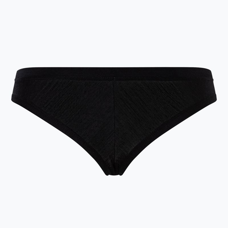 Mutande termiche da donna super.natural Tundra 175 Thong jet black 2