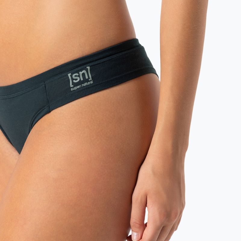 Mutande termiche da donna super.natural Tundra 175 Thong Blueberry 5