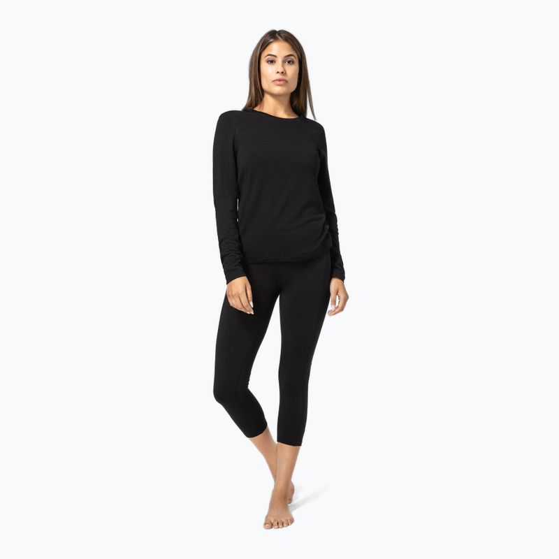 Maglia termica donna a maniche lunghe super.natural Arctic 230 jet black 2