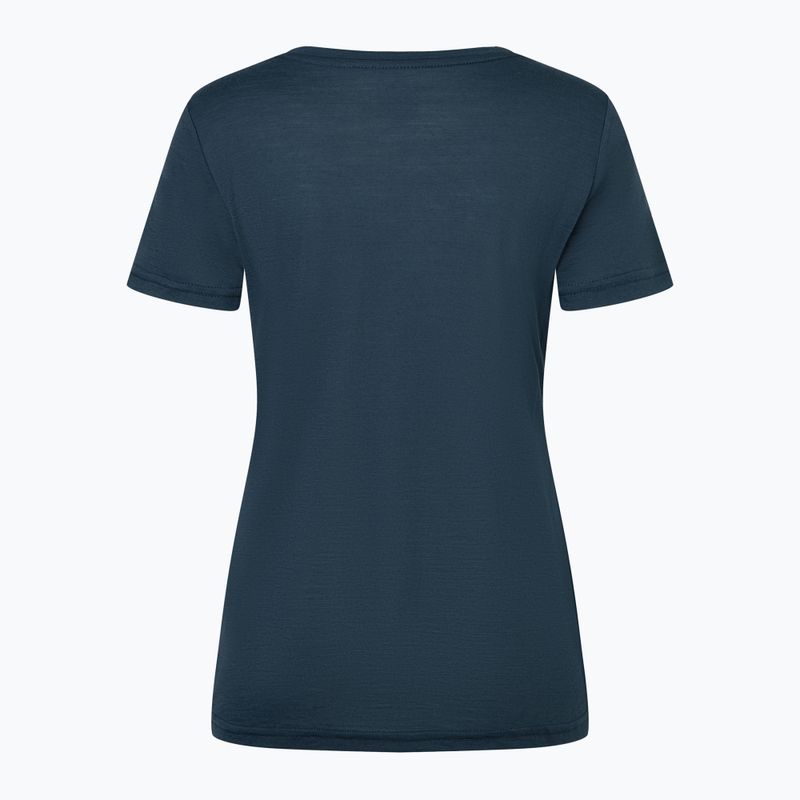 T-shirt donna super.natural Preikestolen Cliffs Tee blueberry/feather grey/copper 4