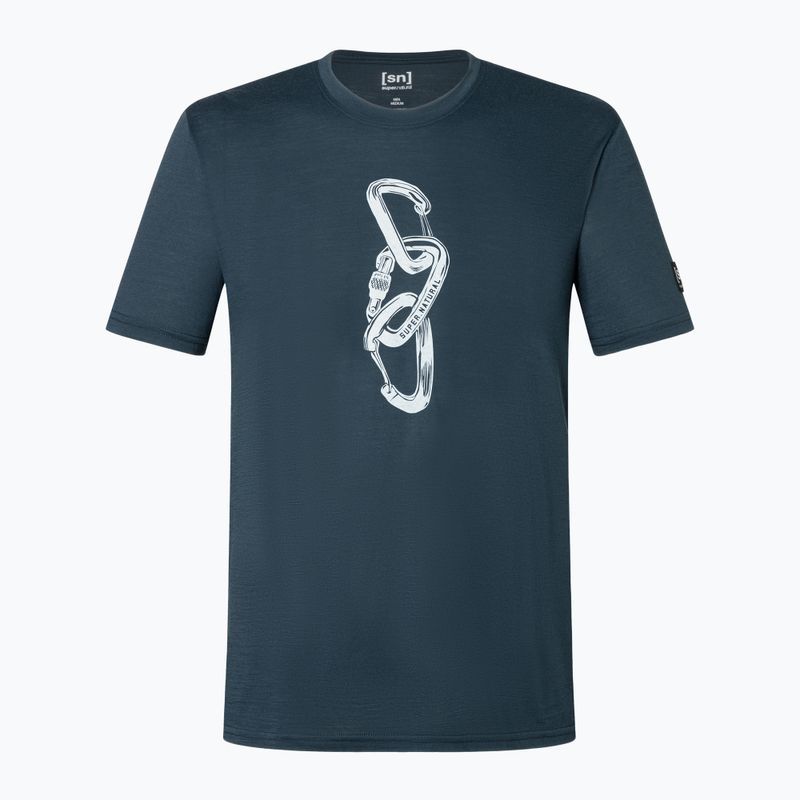 T-shirt uomo super.natural Carabineri Tee blueberry/vapor grey 2