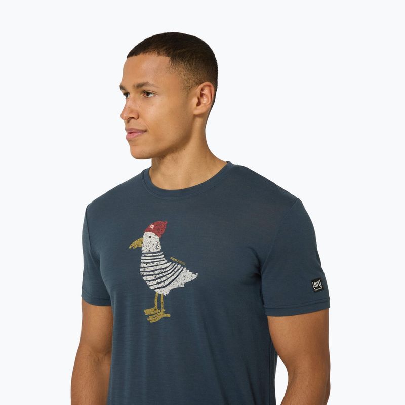 T-shirt da uomo super.natural Johnny blueberry/various 3