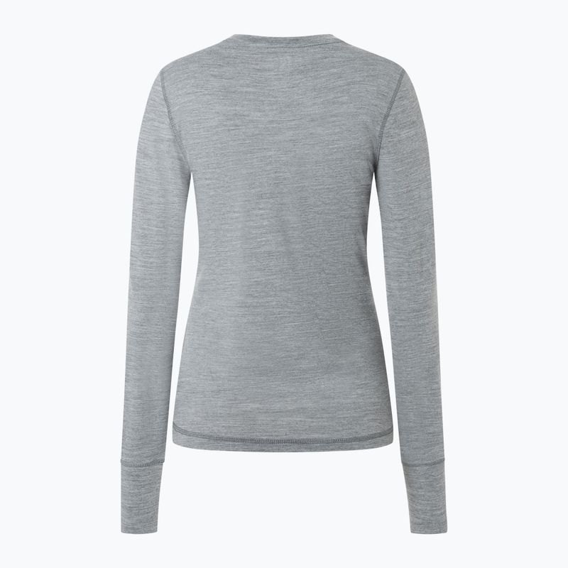 Maglia termica a maniche lunghe da donna super.natural Tundra 175 cashmere grey melange 5