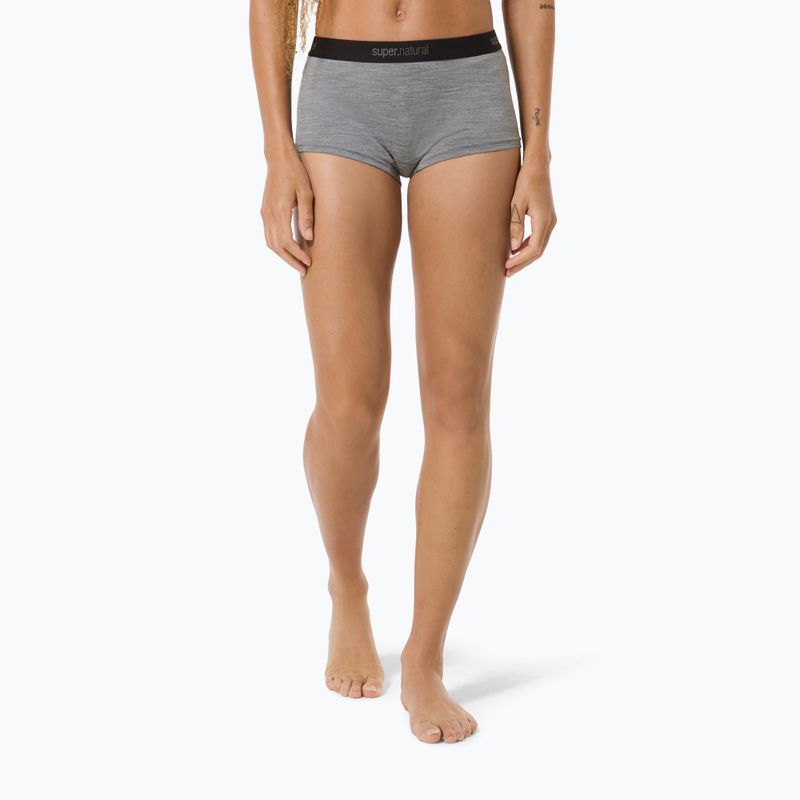 Boxer termici da donna super.natural Tundra 175 Boyfriend Hipster cashmere grey melange 3
