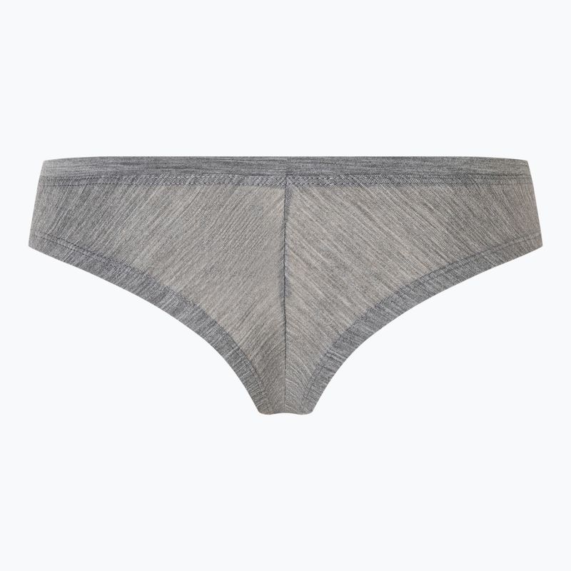 Mutande termiche da donna super.natural Tundra 175 Thong grigio melange cashmere 2