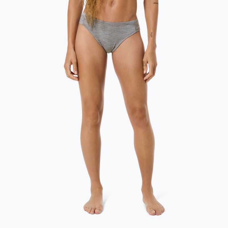 Mutande termiche da donna super.natural Tundra 175 Thong grigio melange cashmere 3