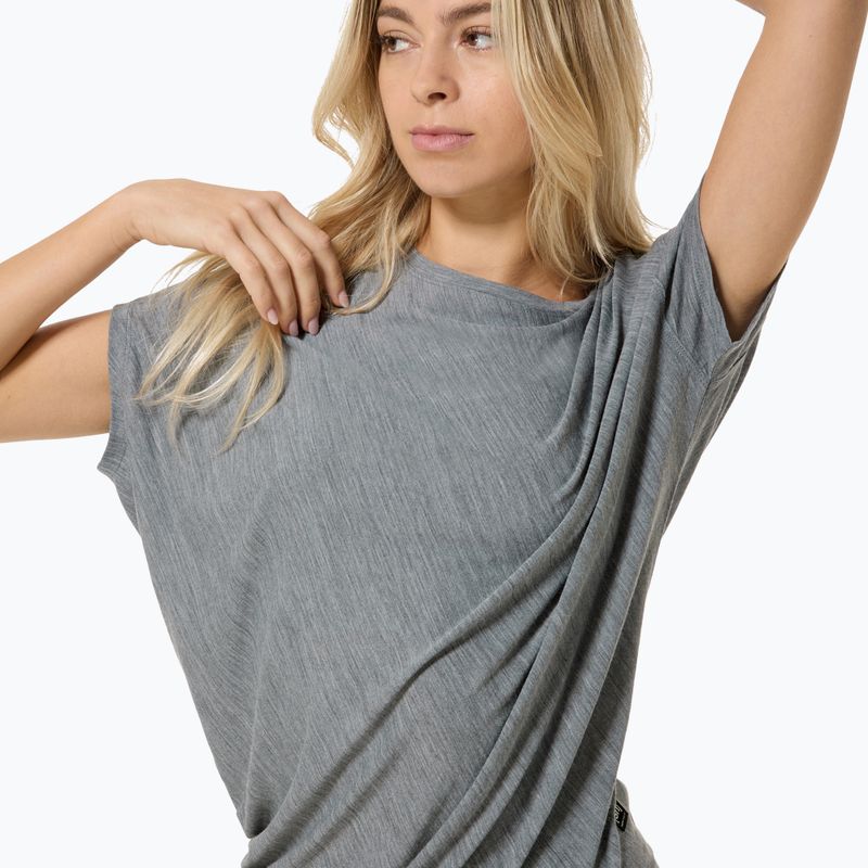 T-shirt da yoga donna super.natural Yoga Loose Tee cashmere grey melange 3