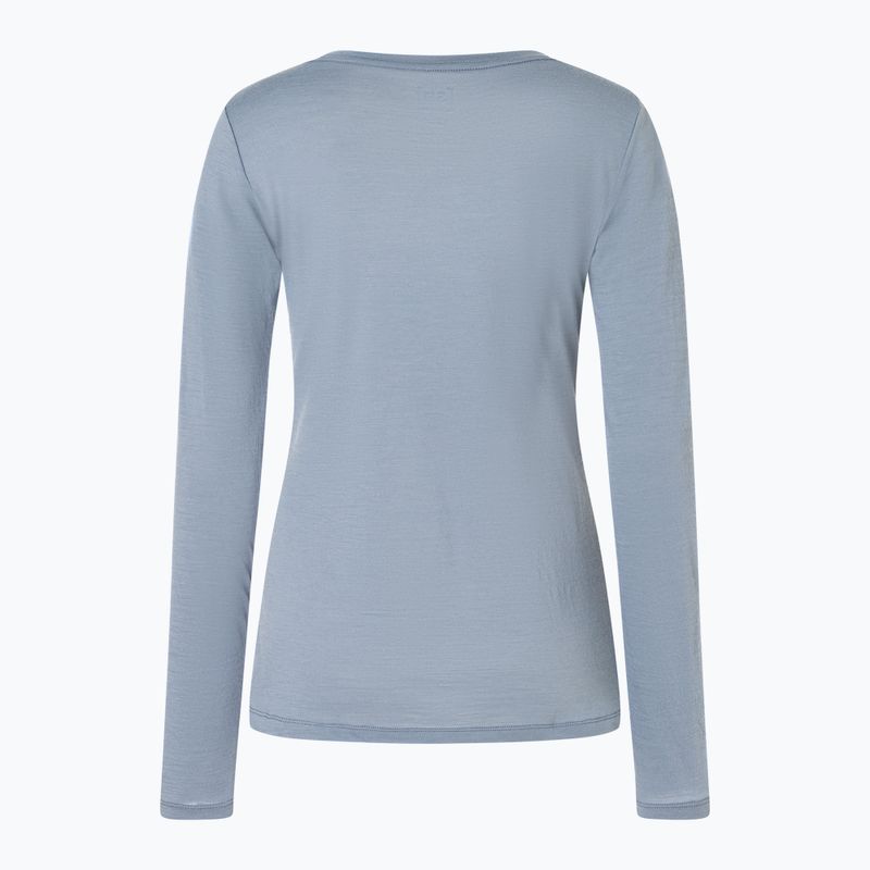 Maglia a maniche lunghe da donna super.natural Bergglück flint stone/blueberry 5