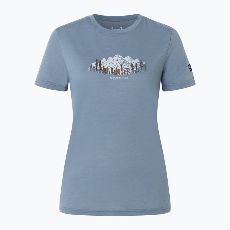 T-shirt donna super.natural Woods Tee flint stone/white stone/copper 4