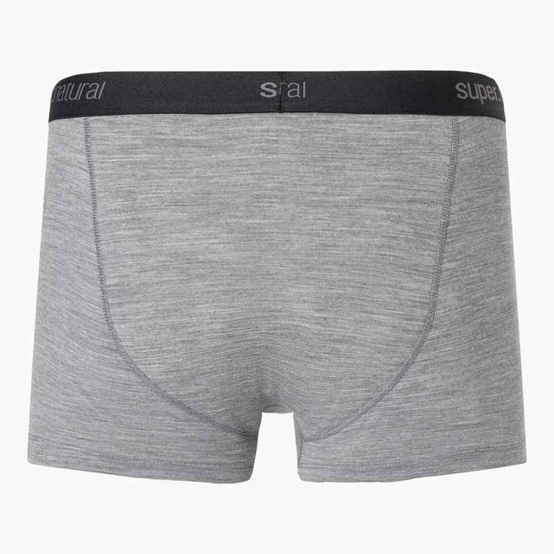 Boxer termici da uomo super.natural Tundra 175 cashmere grey melange 2