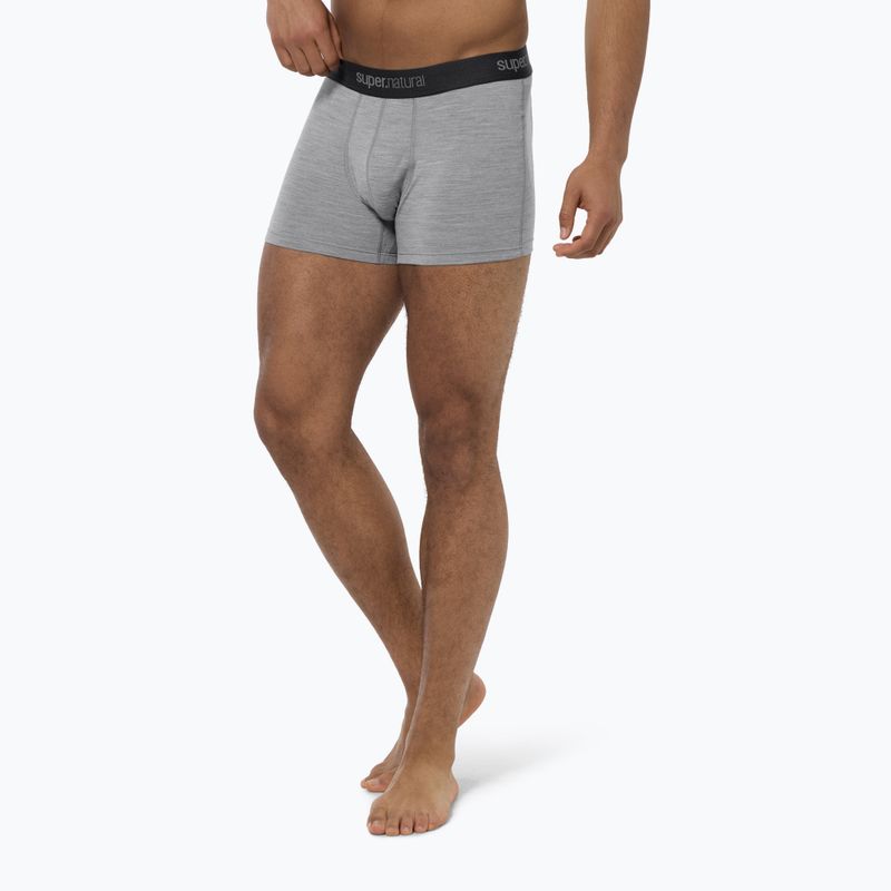 Boxer termici da uomo super.natural Tundra 175 cashmere grey melange 3