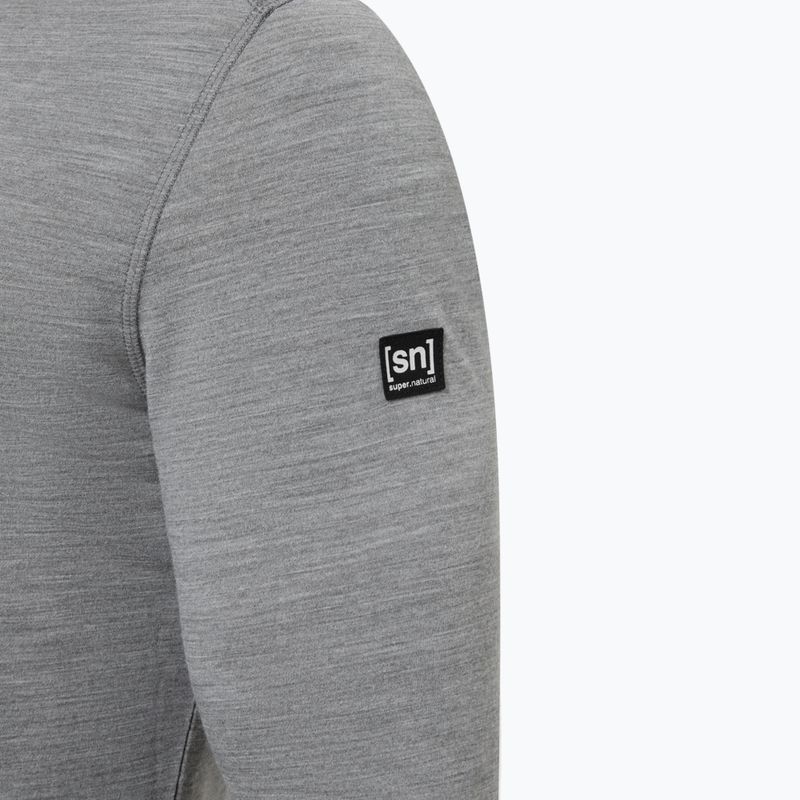 Maglia termica da uomo Super.Natural Tundra 175 cashmere grey melange 4