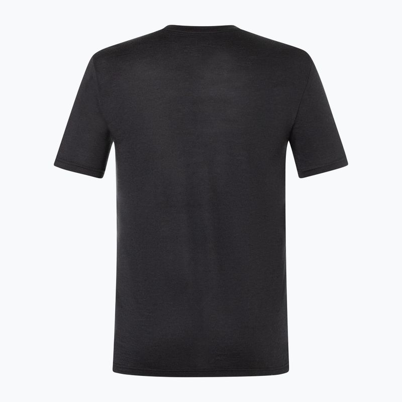 T-shirt uomo super.natural Go Hiking Tee jet black/various 6