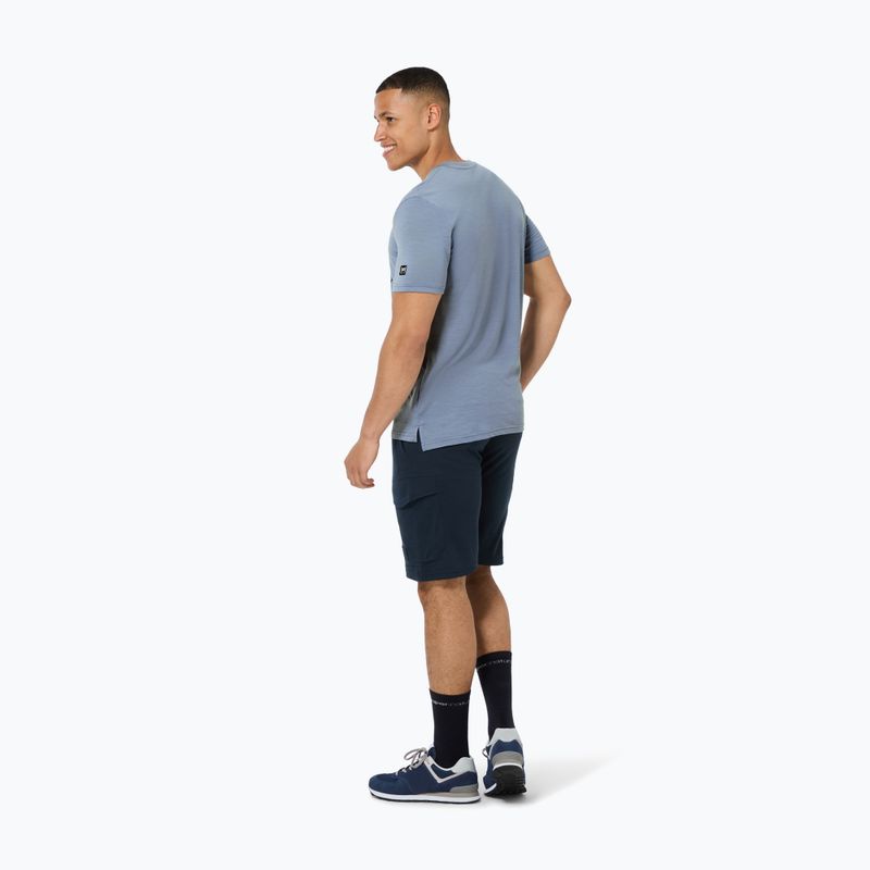 Maglia termica da uomo super.natural Wander Wheel flint stone/blueberry 3