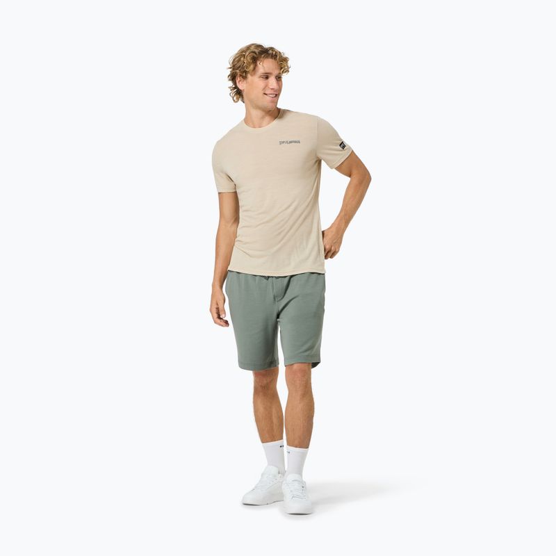 T-shirt da uomo super.natural Peak Lovers white pepper/eucalyptus 2
