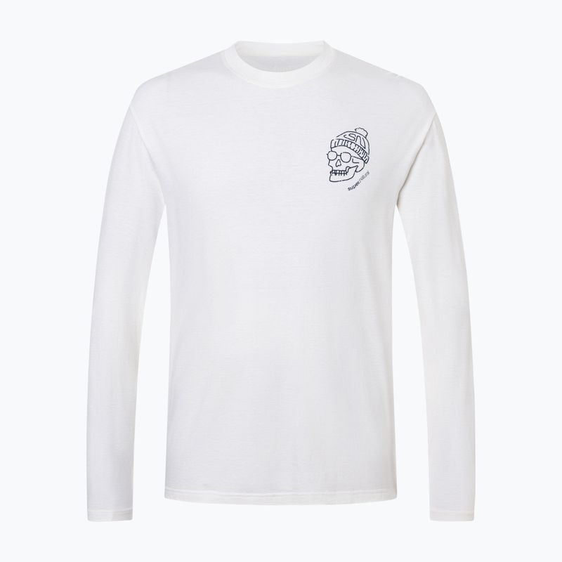 Longsleeve da uomo super.natural Frosty Bio white/blueberry 4
