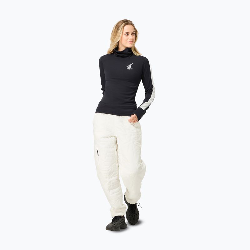 Maglione da donna super.natural Bunny Roll Neck jet black/f.white/various/eucalyptus gl 2