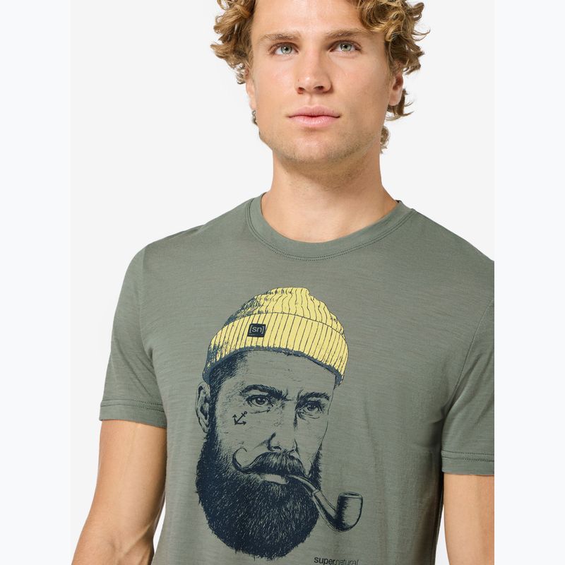 T-shirt da uomo Super.Natural Sailor Tee eucalyptus/blueberry/aspen gold 3