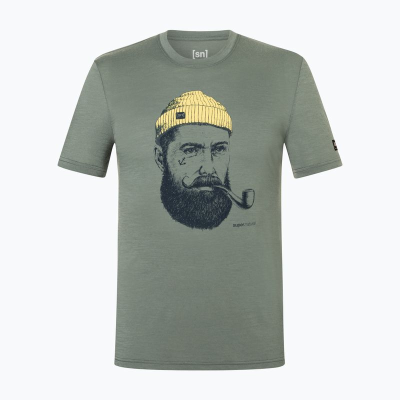 T-shirt da uomo Super.Natural Sailor Tee eucalyptus/blueberry/aspen gold 4
